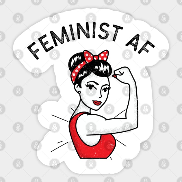 Feminist af feminist quote Sticker by G-DesignerXxX